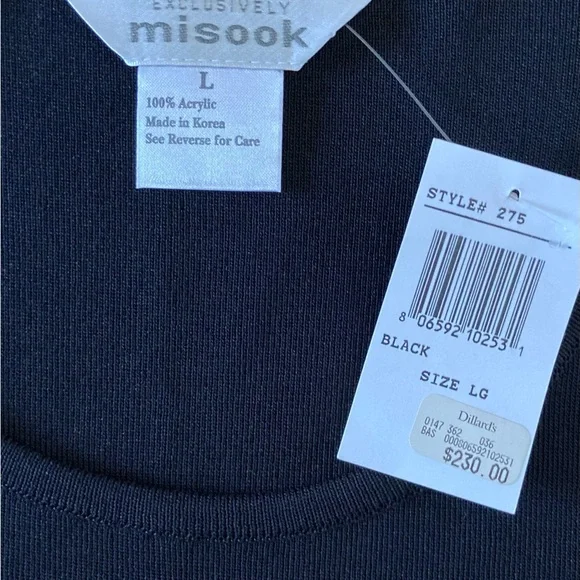 NWT - Elegant Black Sleeveless Dress - Picture 5 of 9